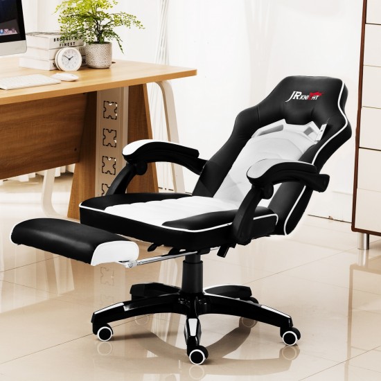 Ergonomic Home Office Gaming Chair with Footrest Adjustable Height [ZKLC-02]