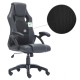 JL Comfurni Racing Gaming Chair/ Computer Chair/ Mesh Office Chair - Black  [A05BK]