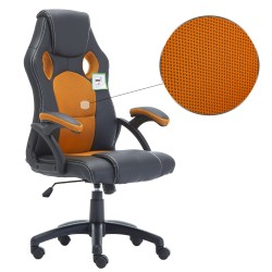 JL Comfurni Racing Gaming Chair/ Computer Chair/Mesh Office Chair - Orange(A05OR)