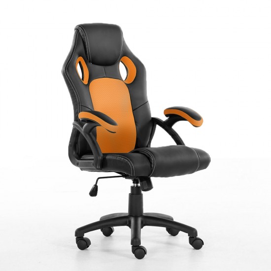 JL Comfurni Racing Gaming Chair/ Computer Chair/Mesh Office Chair - Orange(A05OR)