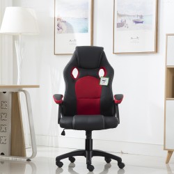 JL Comfurni Racing Gaming Chair/ Computer Chair/Mesh Office Chair - Red(A05RD)  