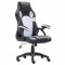 JL Comfurni Racing Gaming Chair/ Computer Chair/Mesh Office Chair - White(A05W)