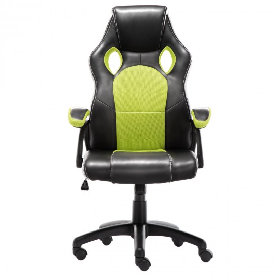 [FLASH SALE] ]JL Comfurni Racing Gaming Chair/ Computer Chair/Mesh Office Chair - Flu-Green
