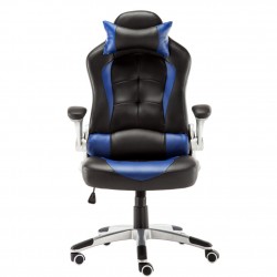 JL Comfurni Racing Gaming Chair/ Computer Chair/ PU Leather Office Chair - Blue