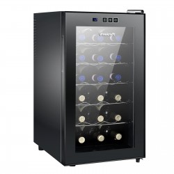 [Limited £10 off code: WINE10] Vinekraft 18 Bottle Wine Drinks Beverage Cooler & Fridge Glass Cover with LED