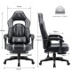 HALO Series Grey | Gaming Office Gaming Chair/Footrest Chair/ Office Computer Desk Chair
