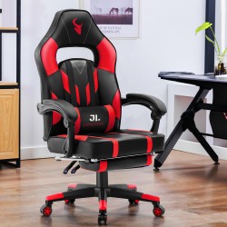 HALO Series Red | Gaming Office Gaming Chair/Footrest Chair/ Office Computer Desk Chair