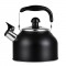 Vinekraft Traditional Kettle with Whistle Stainless Steel Teapot Induction Water Kettle 2.7 Litre -Black