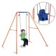 JL Comfurni Swing Sets  for Backyard,Heavy Duty Swing Kids for Indoor Outdoor