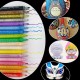 Acrylic Paint Marker Pens Set of 18 Colors for Rock Painting, Stone, Glass, Wood, Paper Decoration, DIY Crafts, Birthday Card Art Craft Paint Marker for Kids, for Halloween Painting (18 Colors)