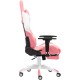 Pink Cat claw | Gaming Chair with Footest/Computer Chairs/ Swivel Leather Desk Chair [J12CTPK]
