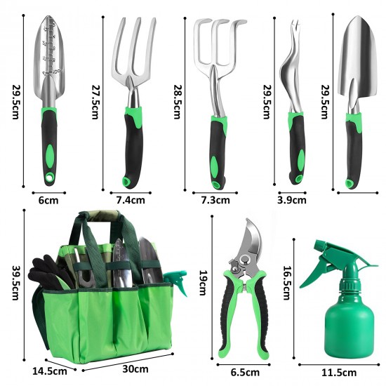 Gardening Tools Set, Garden Aluminum Heavy Duty Succulent Garden Tools Kits