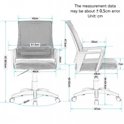 Home Office Mesh Chair/ Swivel Computer Desk Chair