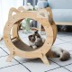 Wooden Cat House Cat Scratching Post for Furniture Protection
