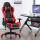 Narkissos Series Black&Red| Gaming Chair with Footrest// Computer Swivel Desk Chair