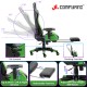 Classic Green | Gaming Chair with Footrest/Computer  Chair
