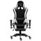 Classic White Line | Gaming Chair with Footrest/Computer Chairs