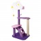 JR Knight Cat Tree Cat Tower Cat Condo with Cat Scratching Post-Purple & Pink 108cm/42.5in
